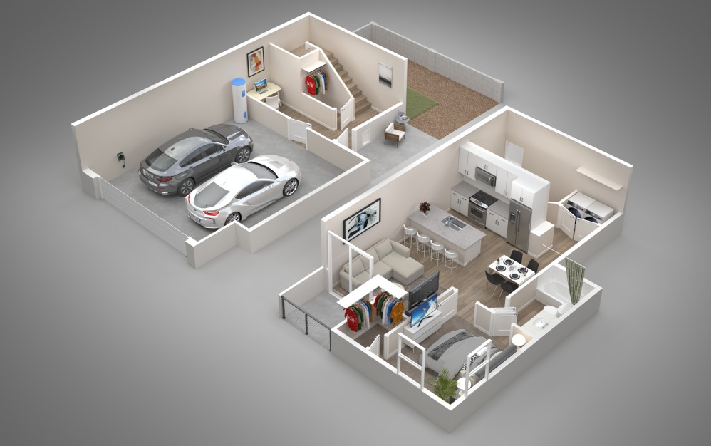 Zion - 1 bedroom floorplan layout with 1 bathroom and 806 square feet Zion - 1 bedroom floorplan layout with 1 bathroom and 806 square feet
